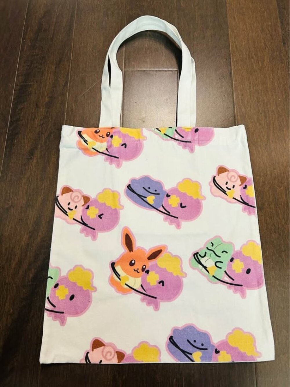 Pokemon Tote Bag Pokemon Ditto Drifloon Eevee